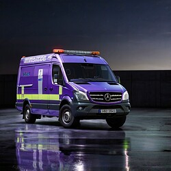 Leonardo_Kino_XL_Mercedes_ambulance_car_2025_in_purple_paint_3